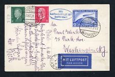 Zeppelin Beleg - LZ 127 Graf Zeppelin 1928 - Friedrichshafen n. Washington