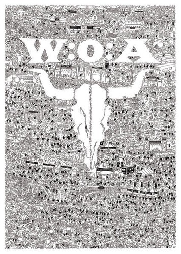 Wacken wimmelbild - wacken,