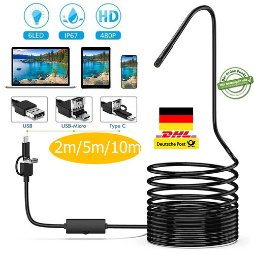 10m usb endoskop - 2m/5m/10m,