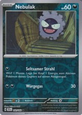 Pokemon TCG Karte - Nebulak 102/162 - Gewalten der Zeit - Reverse - Holo