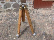 altes Vintage Stativ  Holzstativ  für Theater Scheinwerfer Bühnen -poliert  Nr.3
