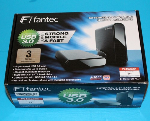 Fantec alu3 3tb - db-alu3, externes