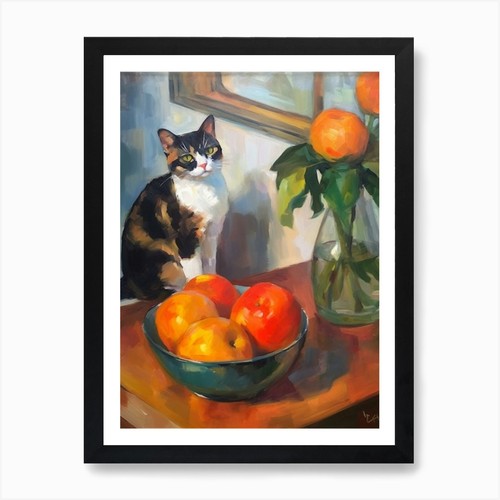 Blumenvase amaryllis mit katze - blumenvase,