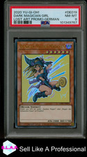 DUNKLES MAGIER-MÄDCHEN YU-GI-OH! LART-DE019 2020 LOST ART PROMO - DEUTSCH PSA 8