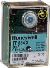 Steuergerät Honeywell Satronic TF 834.3  Für Öl Brenner Feuerungsautomat 