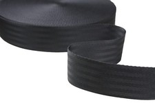 Sicherheitsgurtband TN50-03 Gurtband Polypropylene Schwarz  breit - 25, 50 Meter