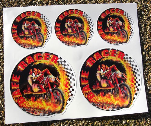Cafe racer taz logo - racer, set