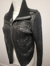 Schwarz Lederjacke /