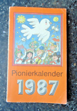 DDR Pionierkalender 1987.