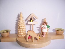  * Kerzernhalter * Vogelfütterung-Engel am Vogelhaus *Richard Glässer * Wie NEU*