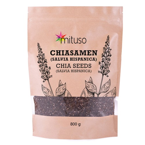 Chia samen 800g - chia, naturbelassen