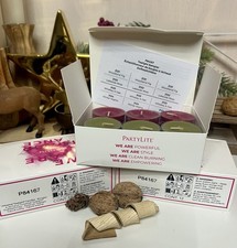 Partylite , 12 Teelichter   ,  Sampler / Winter   - Wald - Mix ,  P84167