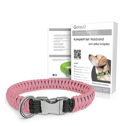 Paracord 550 hunde halsband - 550, hunde-halsband