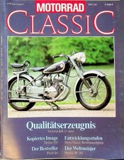 3) Motorrad Classic 04/1990 - Puch S4 in einer selten - Firmenportrait Dollar -