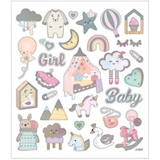 STICKER BASTELMATERIAL BABY