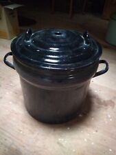 Alter Emaille Einkochtopf