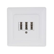 TAE Dose Telefondose Unterputz NFN 1x Telefon 2x Nebenstelle Weiß Unterputzdose