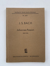 Noten. J.S. Bach