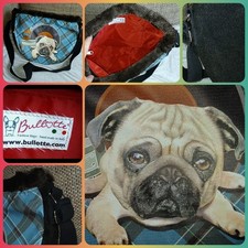 "Bull♡tte" Made in Italy Mops Pug ausgefallende Umhängetasche Bag (2x genutzt) 