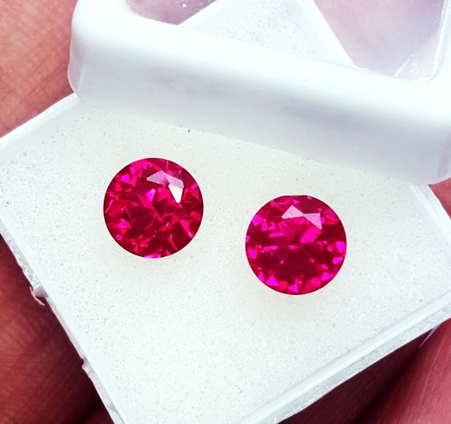 Natürlicher ruby rund - ruby,