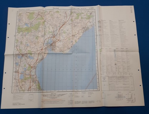 Topographische karte l1930 - karte, bw