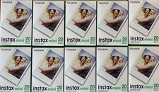 FUJI INSTAX mini SOFORTBILD FILM 10 Doppelpacks für 200 Bilder !! MDH: 03/2027