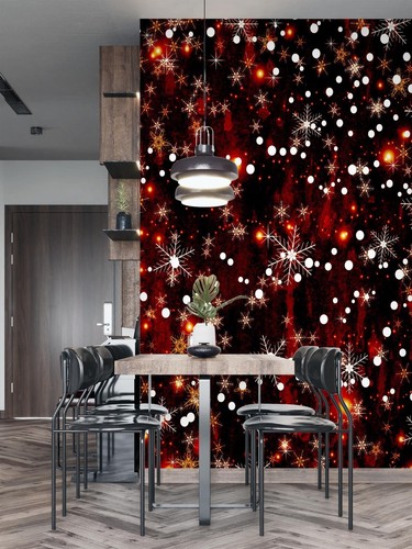 Neon schneeflocke q9392 - 3d,