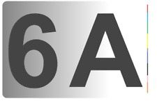 6 x Ziffern Buchstaben