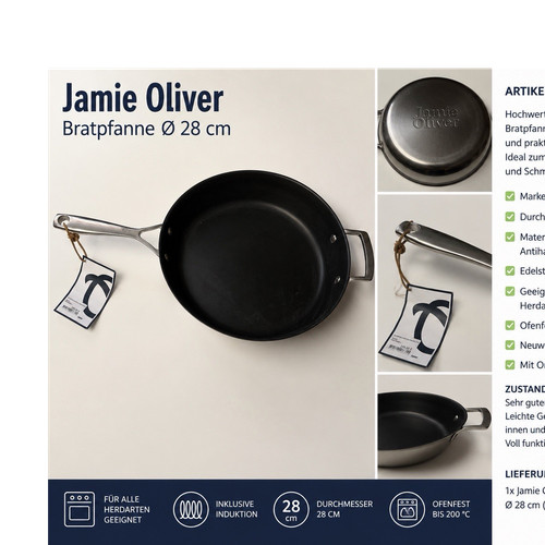 Jamie oliver bratpfanne cm - bratpfanne,
