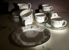 Vileroy & Boch Mariposa 6 Per. Service Frühstück Kaffee 19 Teile Porzellan