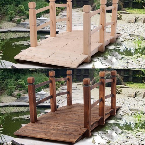 Garten brücke holzbrücke - brücke,