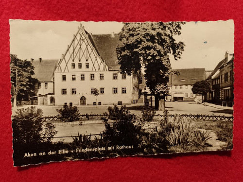 Aken 1961 rathaus - aken, (elbe)