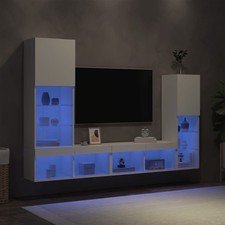 Wohnwand mit LED-Beleuchtung