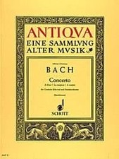 Konzert A-Dur Johann Christian Bach Partitur Cembalo [Klavier] und Streichorch