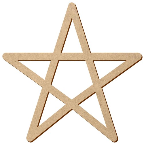 Mdf pentagramm 50 - pentagramm, 5-50