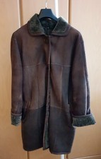 Lammfelljacke Damen, Echt Leder, Gr. 40, Oversize