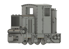 Schöma Holzgaslok Feldbahn