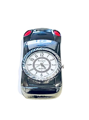 Luxus feuerzeug mit uhr led - feuerzeug,