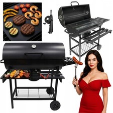 Xxl holzkohlegrill fassgrill - holzkohlegrill,