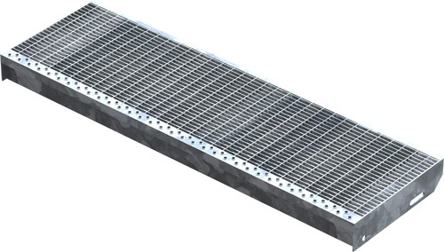 Gitterroststufe stiege stahl - gitterroststufe,
