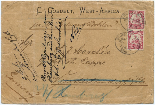 Togo 1901 seepost lhwa - togo,