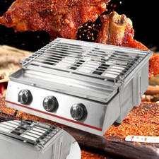 Brenner bbq tischgrill - 3-brenner,