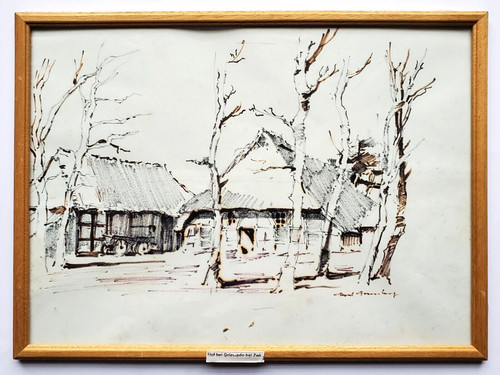 Zeichnung filzstift hof bei - zeichnung,