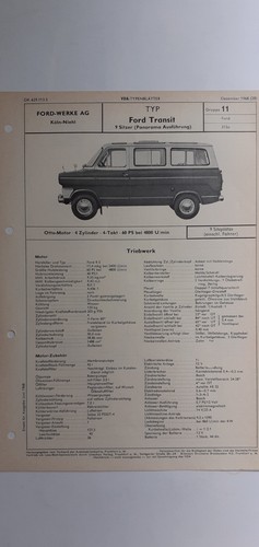 Ford transit 9 - transit, sitzer