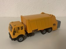 Siku Super 1:55 Mercedes Benz Müllwagen 2820 Mit Tonne Orange Weihnachten