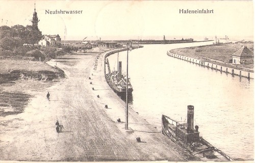 Neufahrwasser danzig nowy - b,