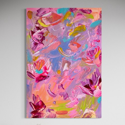 Acrylbild auf papier gemälde - auf,