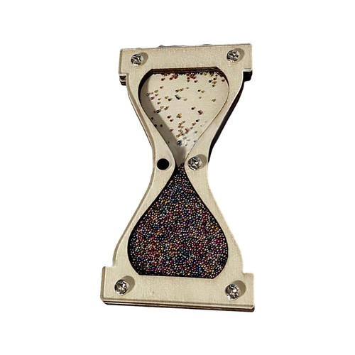Sanduhr spielzeug aus holz - aus,