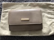 Burberry Geldbeutel Klassisch Beige Echt Leder Glatt Leder Original