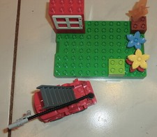 Lego Duplo Set "Feuerwehr" komplett auf Platte Disney Red von Cars 